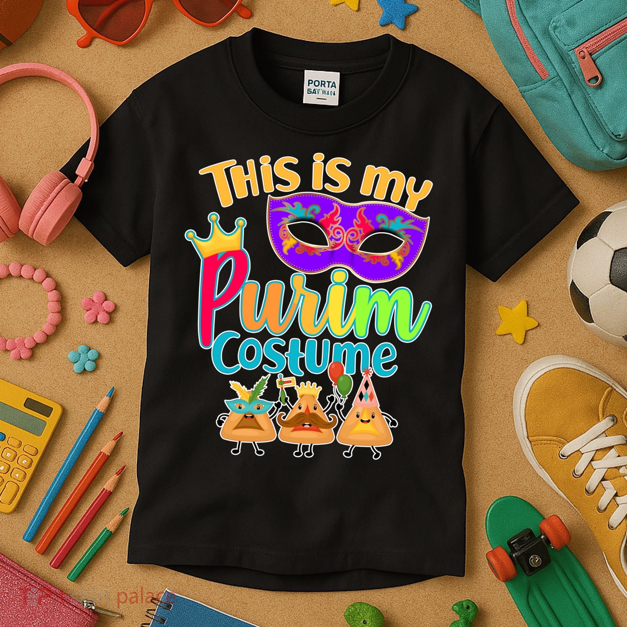 This Is My Purim Costume Kids T-Shirt