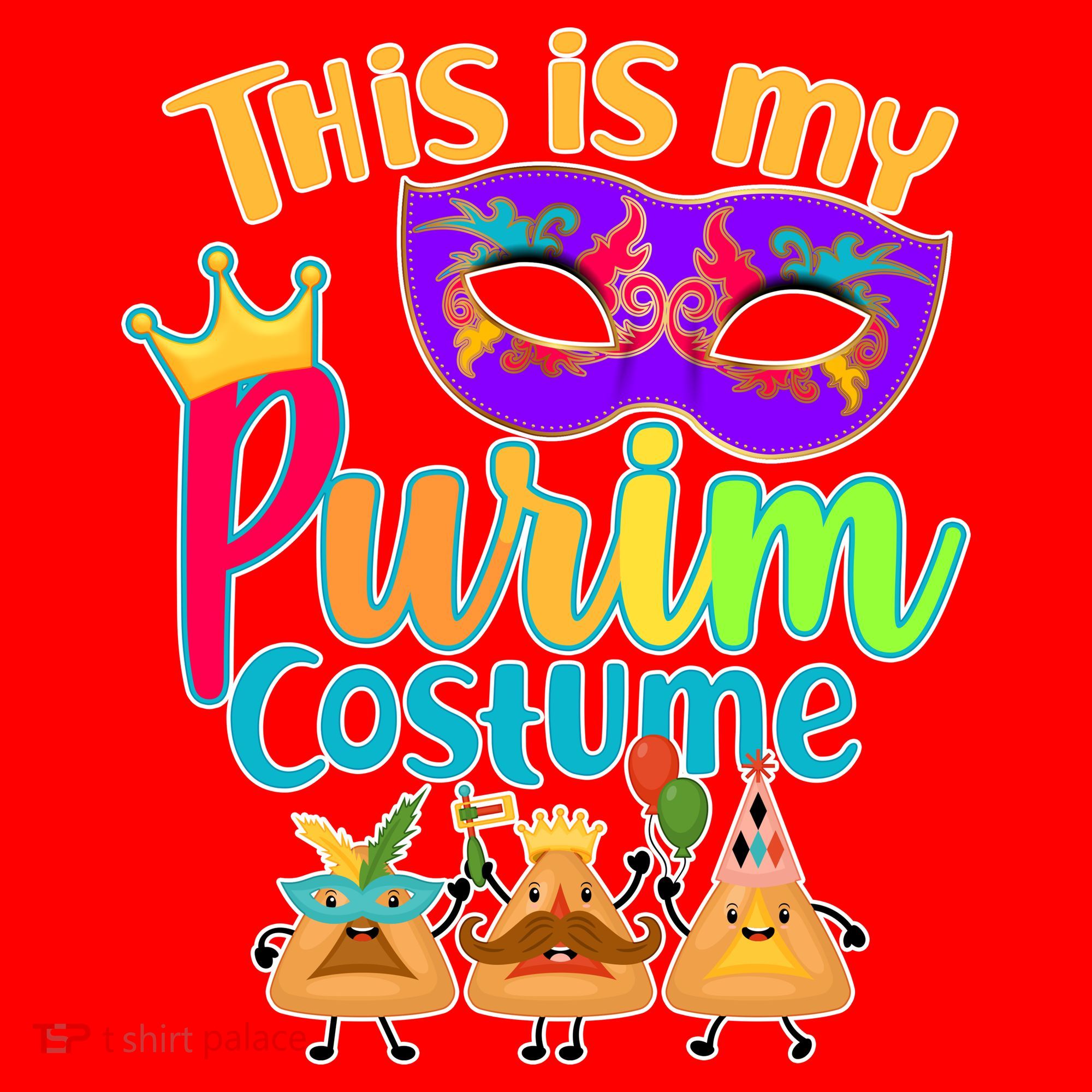 This Is My Purim Costume Santa Hat