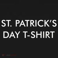 This Is My St. Patrick's Day Shirt Text Logo Doggie Tank thumb 4