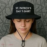 This Is My St. Patrick's Day Shirt Text Logo Bucket Hat thumb 3