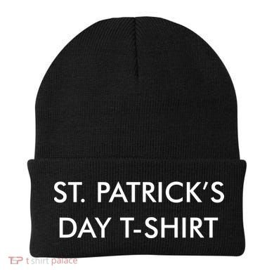 This Is My St. Patrick's Day Shirt Text Logo Beanie