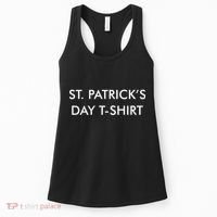 This Is My St. Patrick's Day Shirt Text Logo Women's Tank Top thumb 0
