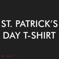 This Is My St. Patrick's Day Shirt Text Logo Hat thumb 2