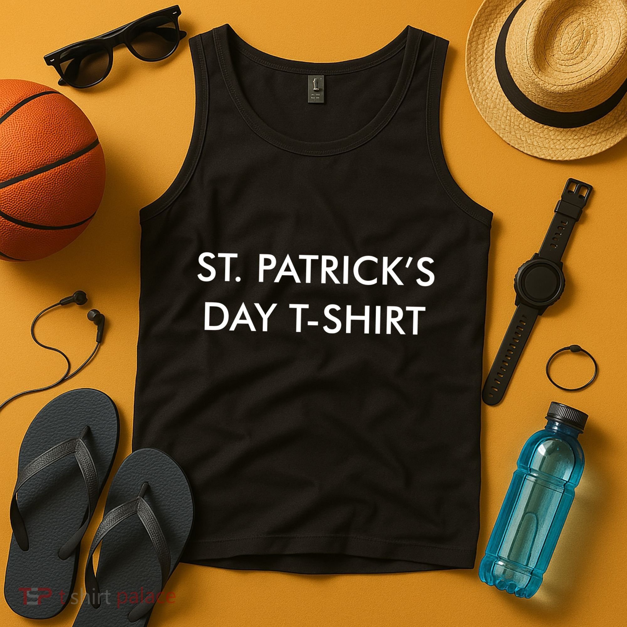 This Is My St. Patrick's Day Shirt Text Logo Tank Top