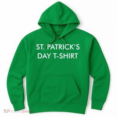 This Is My St. Patrick's Day Shirt Text Logo Hoodie