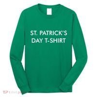 This Is My St. Patrick's Day Shirt Text Logo Long Sleeve Shirt thumb 0