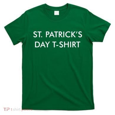 This Is My St. Patrick's Day Shirt Text Logo T-Shirt