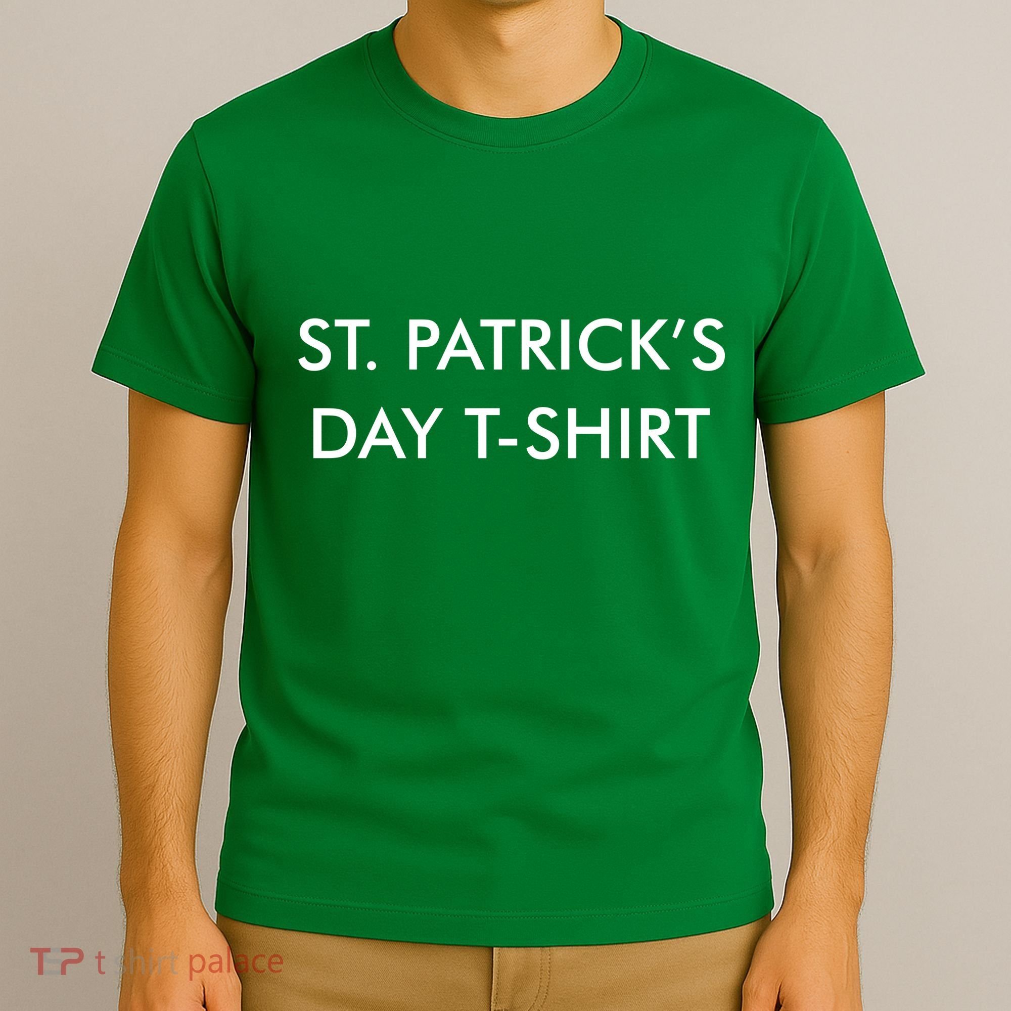 This Is My St. Patrick's Day Shirt Text Logo T-Shirt