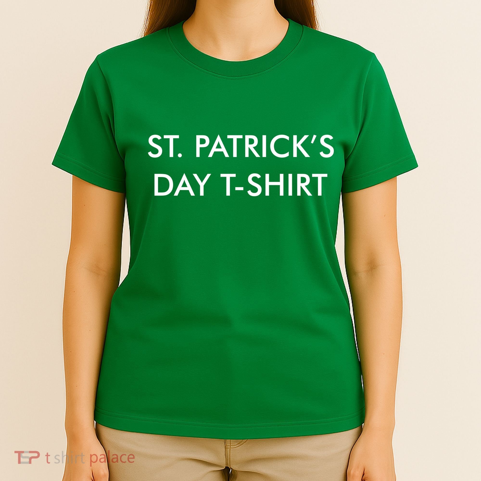 This Is My St. Patrick's Day Shirt Text Logo T-Shirt