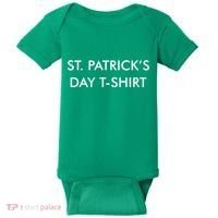This Is My St. Patrick's Day Shirt Text Logo Baby Bodysuit thumb 0