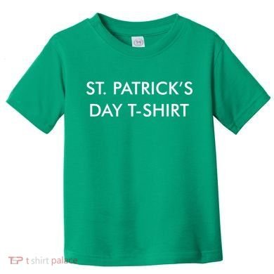 This Is My St. Patrick's Day Shirt Text Logo Toddler T-Shirt