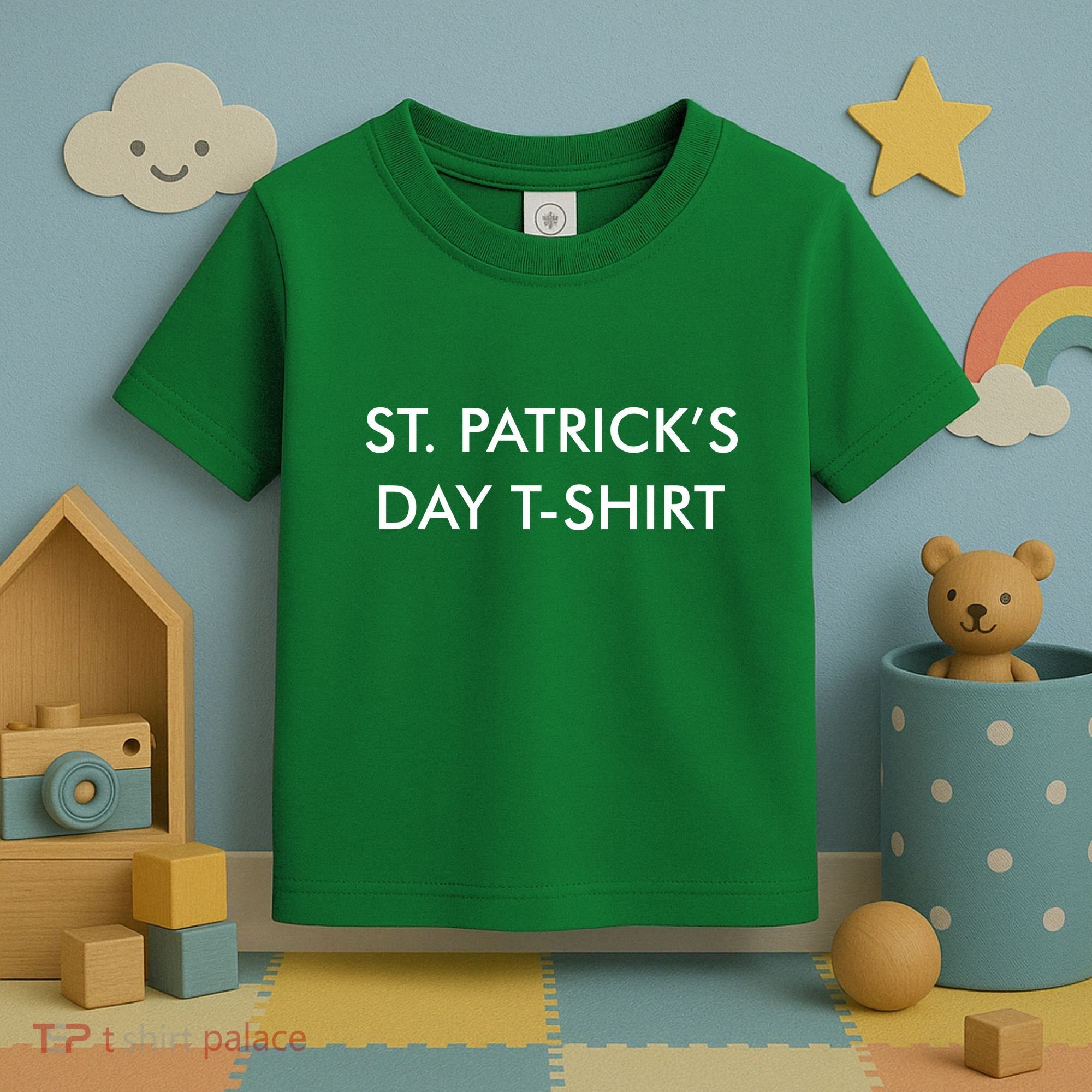 This Is My St. Patrick's Day Shirt Text Logo Toddler T-Shirt
