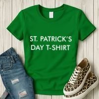 This Is My St. Patrick's Day Shirt Text Logo Women's T-Shirt thumb 3