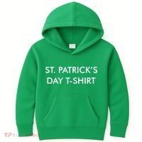 This Is My St. Patrick's Day Shirt Text Logo Kids Hoodie thumb 0