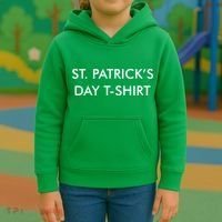 This Is My St. Patrick's Day Shirt Text Logo Kids Hoodie thumb 3