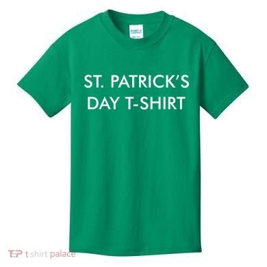 This Is My St. Patrick's Day Shirt Text Logo Kids T-Shirt