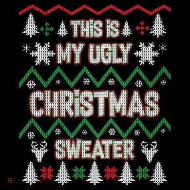 This Is My Ugly Christmas Sweater Stripe Pom Pom Beanie