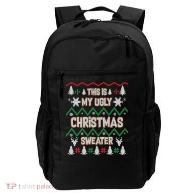 This Is My Ugly Christmas Sweater Backpack