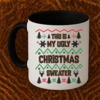 This Is My Ugly Christmas Sweater Coffee Mug thumb 2