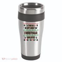This Is My Ugly Christmas Sweater 16oz Travel Tumbler thumb 0