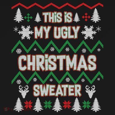 This Is My Ugly Christmas Sweater Ornament