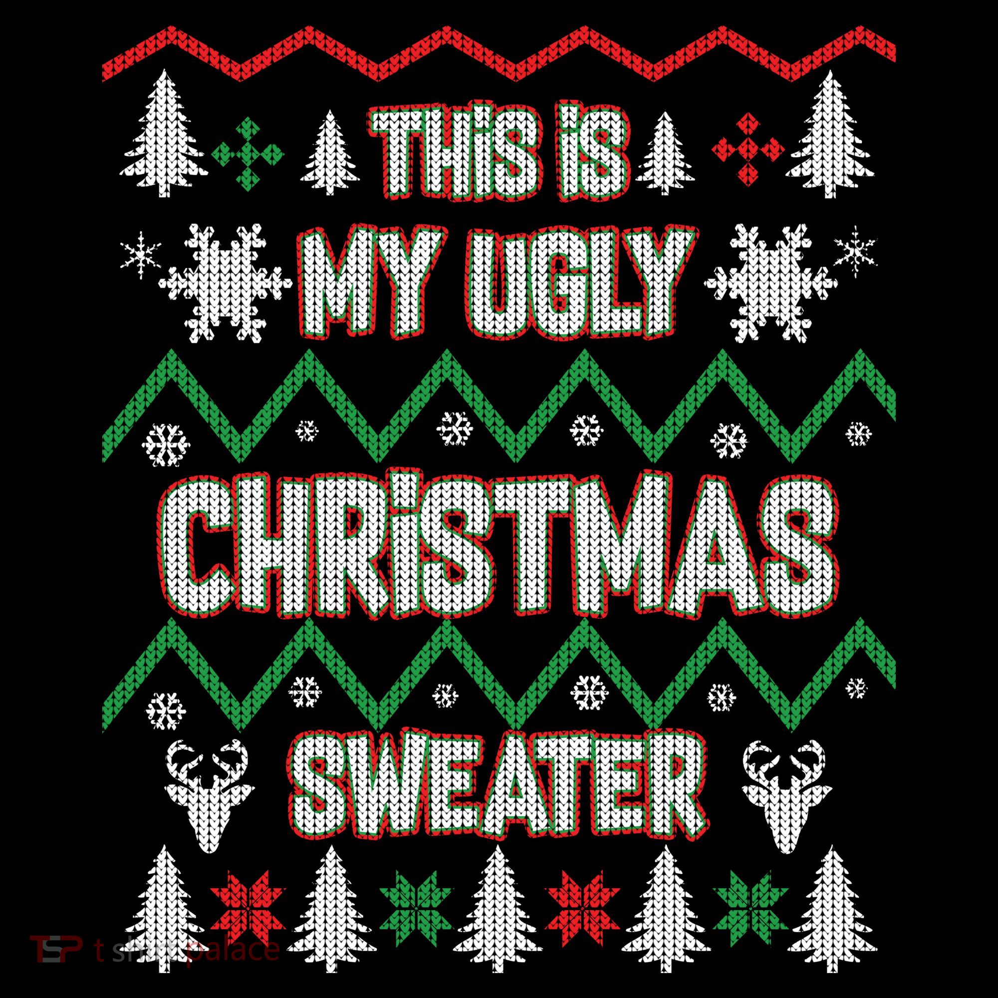 This Is My Ugly Christmas Sweater Performance Fleece Hoodie