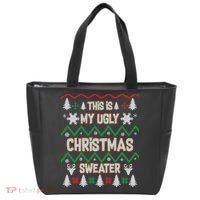 This Is My Ugly Christmas Sweater Tote Bag thumb 0