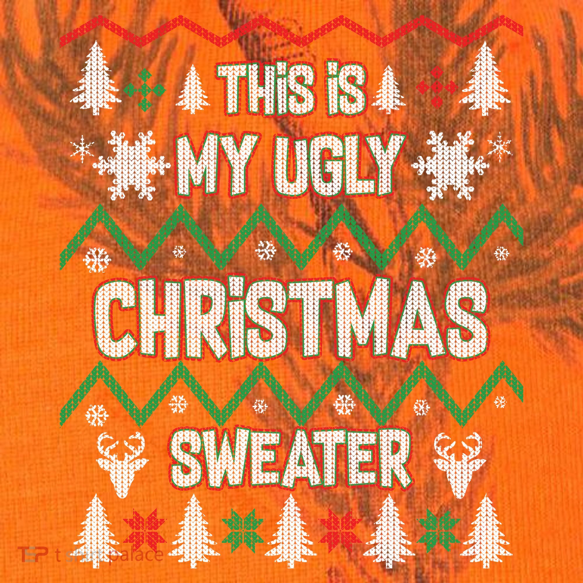 This Is My Ugly Christmas Sweater Kati Licensed 12" Camo Cuffed Beanie
