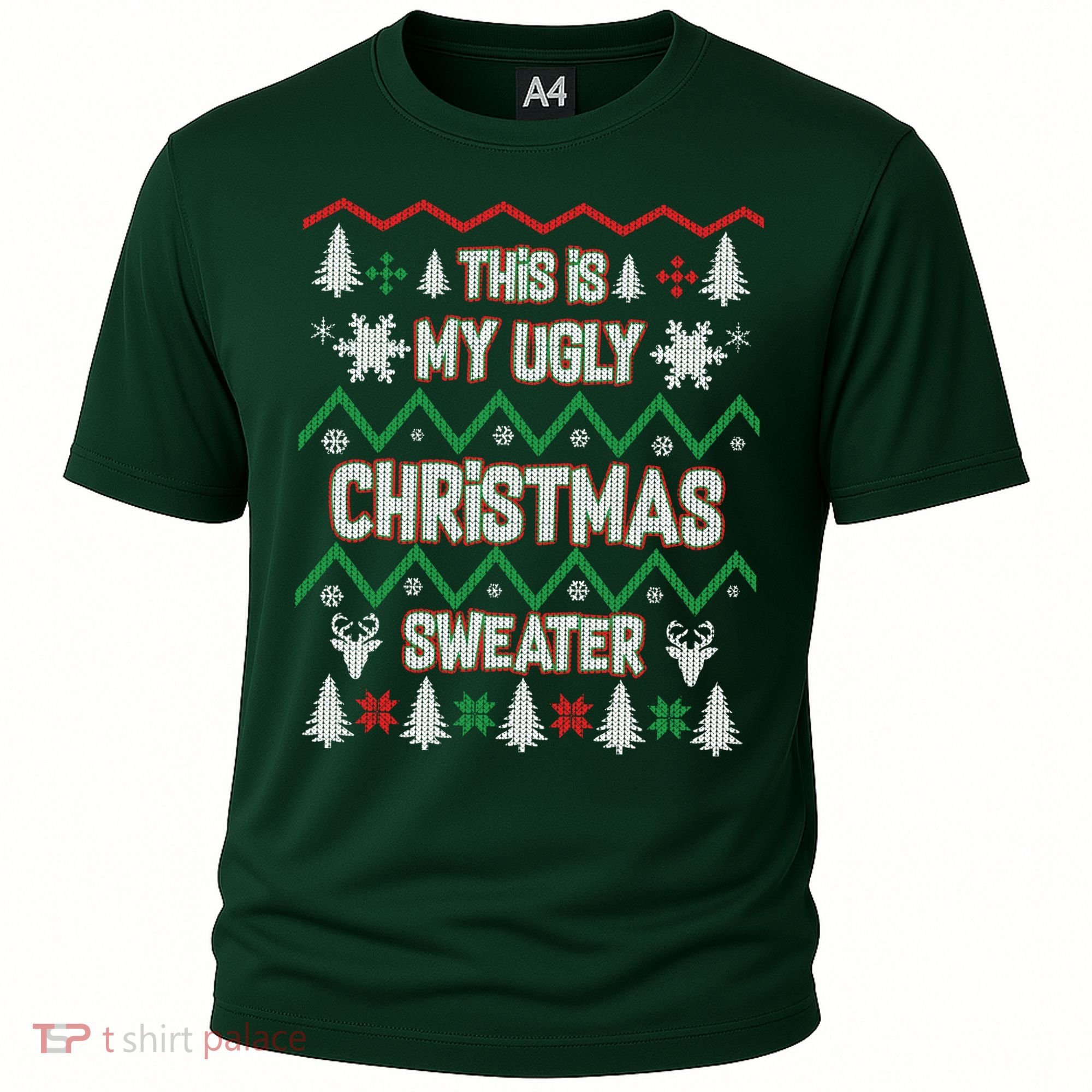 This Is My Ugly Christmas Sweater Cooling Performance Crew T-Shirt