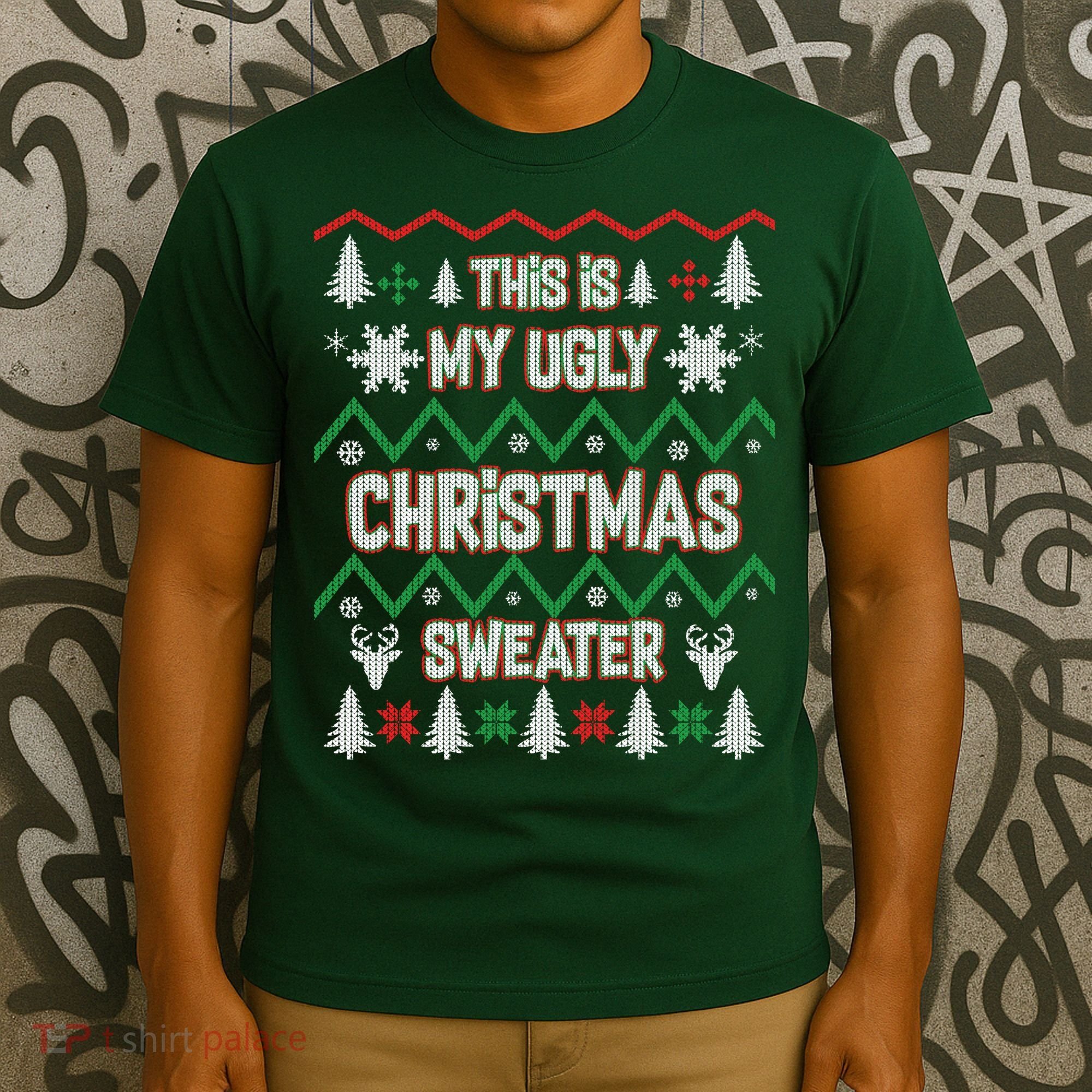 This Is My Ugly Christmas Sweater T-Shirt