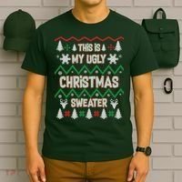 This Is My Ugly Christmas Sweater T-Shirt thumb 6