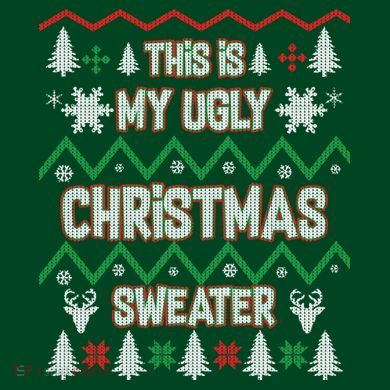 This Is My Ugly Christmas Sweater Button