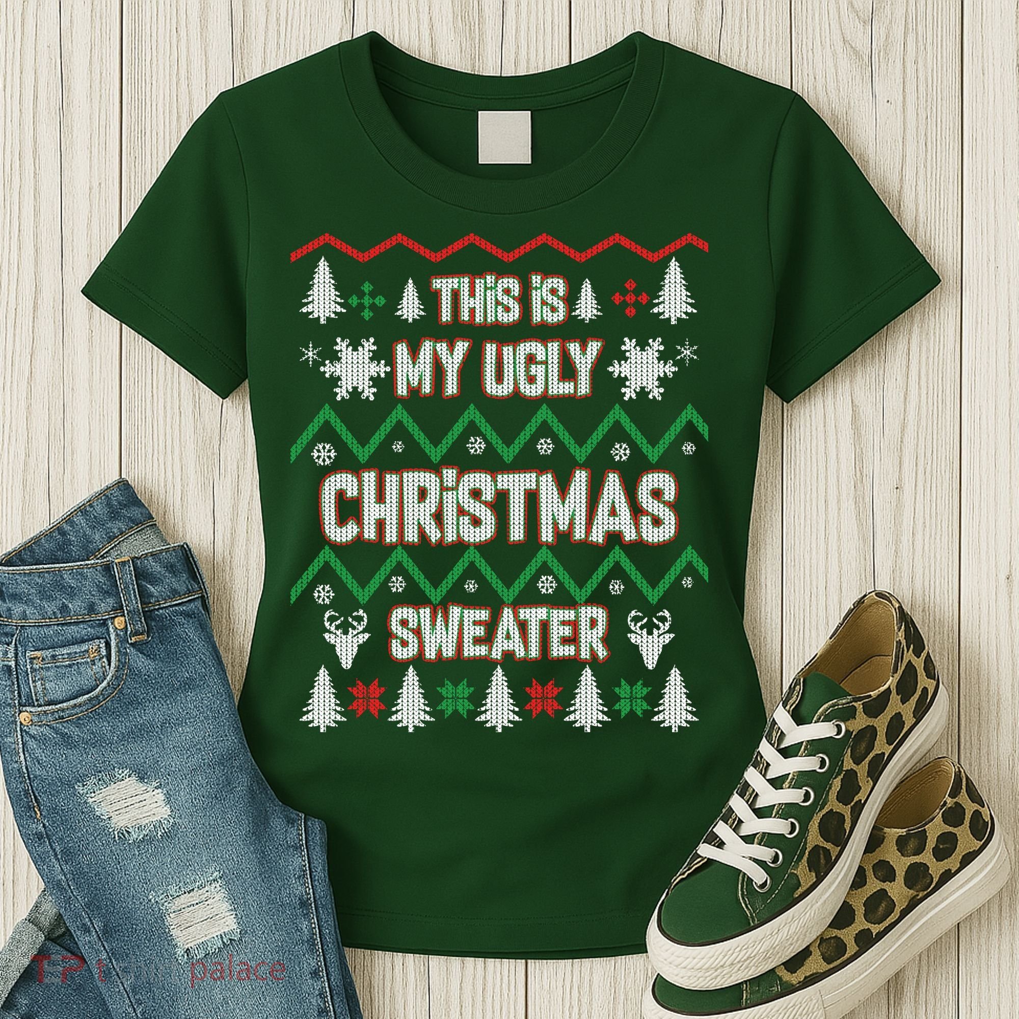This Is My Ugly Christmas Sweater Women's T-Shirt