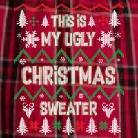 This Is My Ugly Christmas Sweater Women's Flannel Plaid Pajama Pants thumb 2