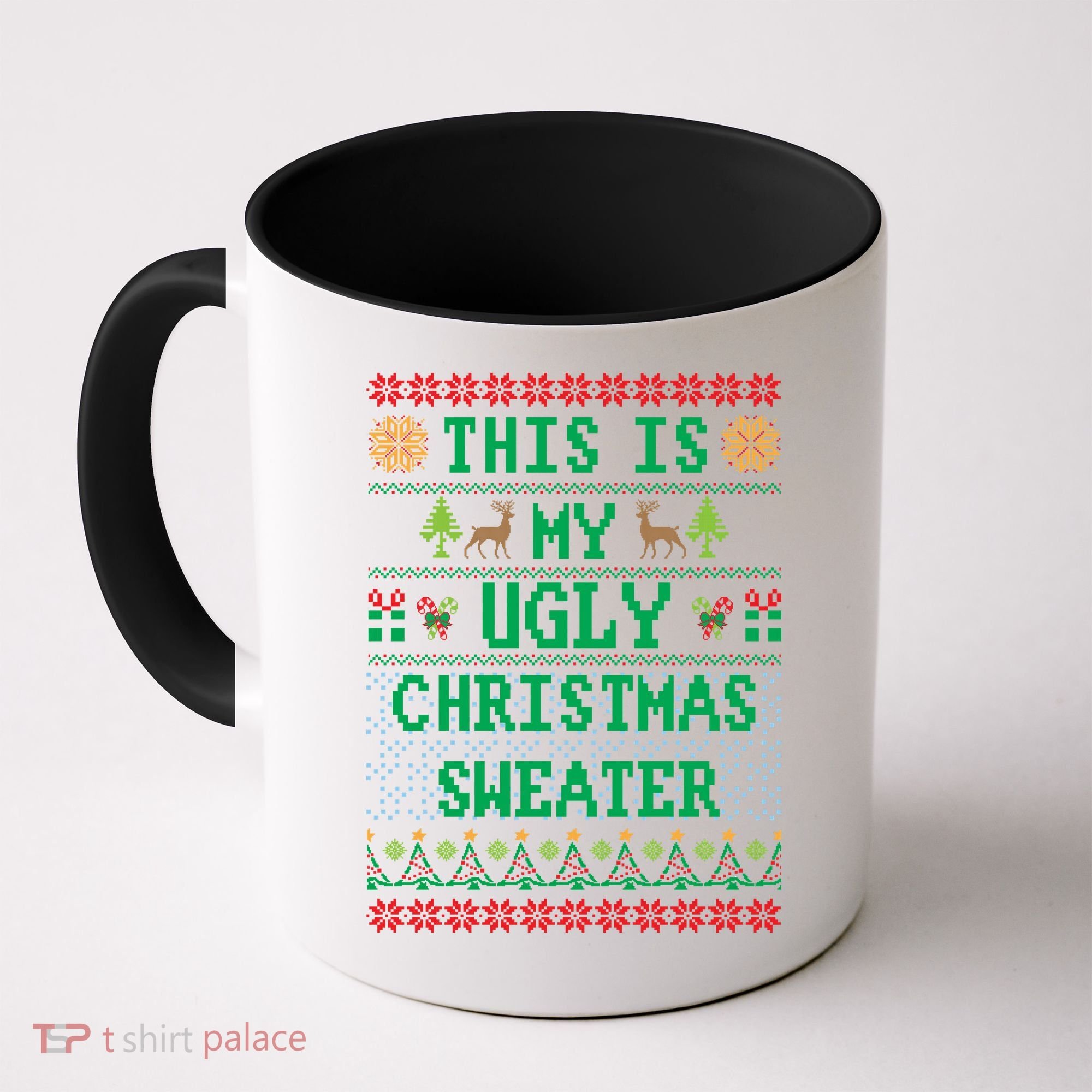 This Is My Ugly Christmas Sweater Party Funny Coffee Mug