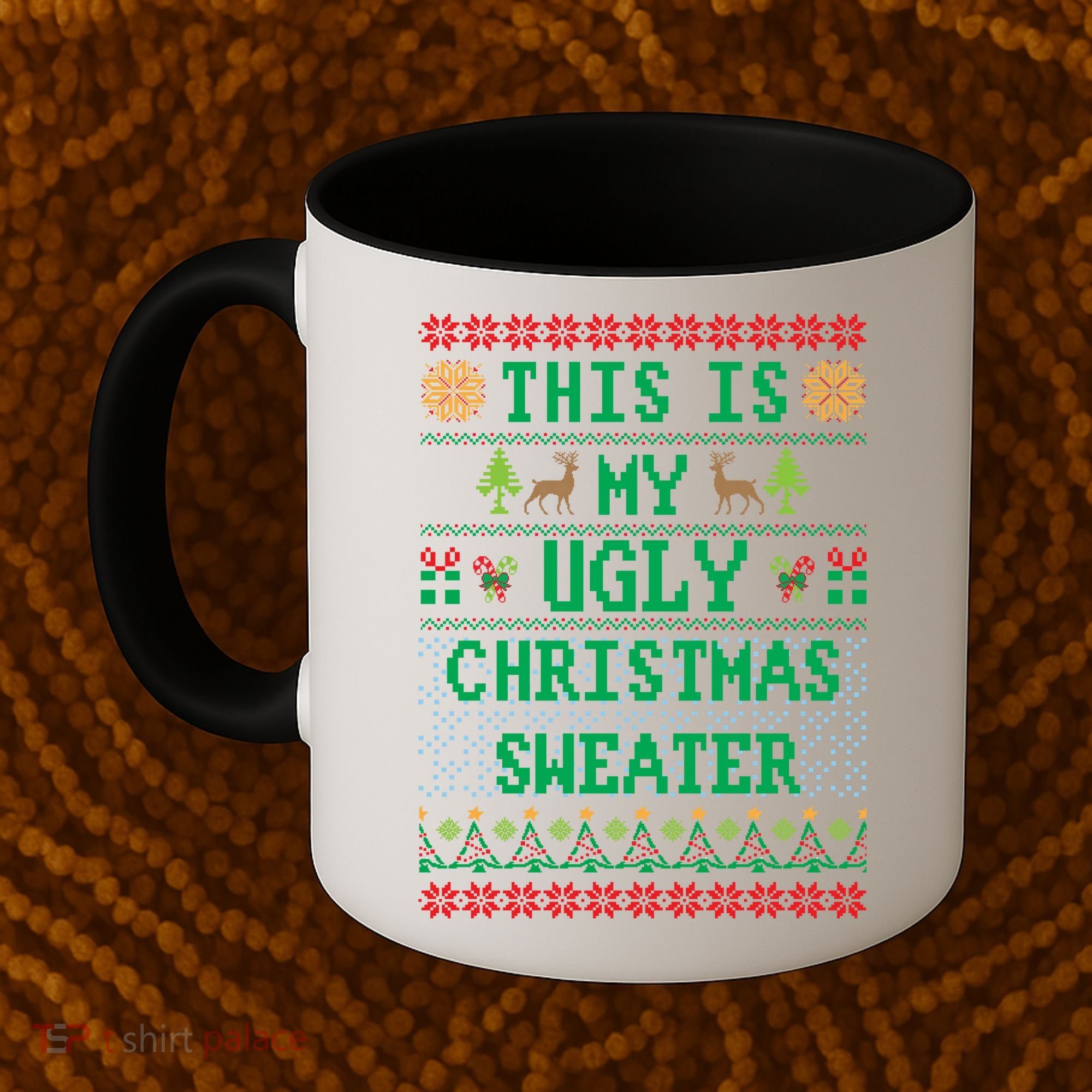 This Is My Ugly Christmas Sweater Party Funny Coffee Mug