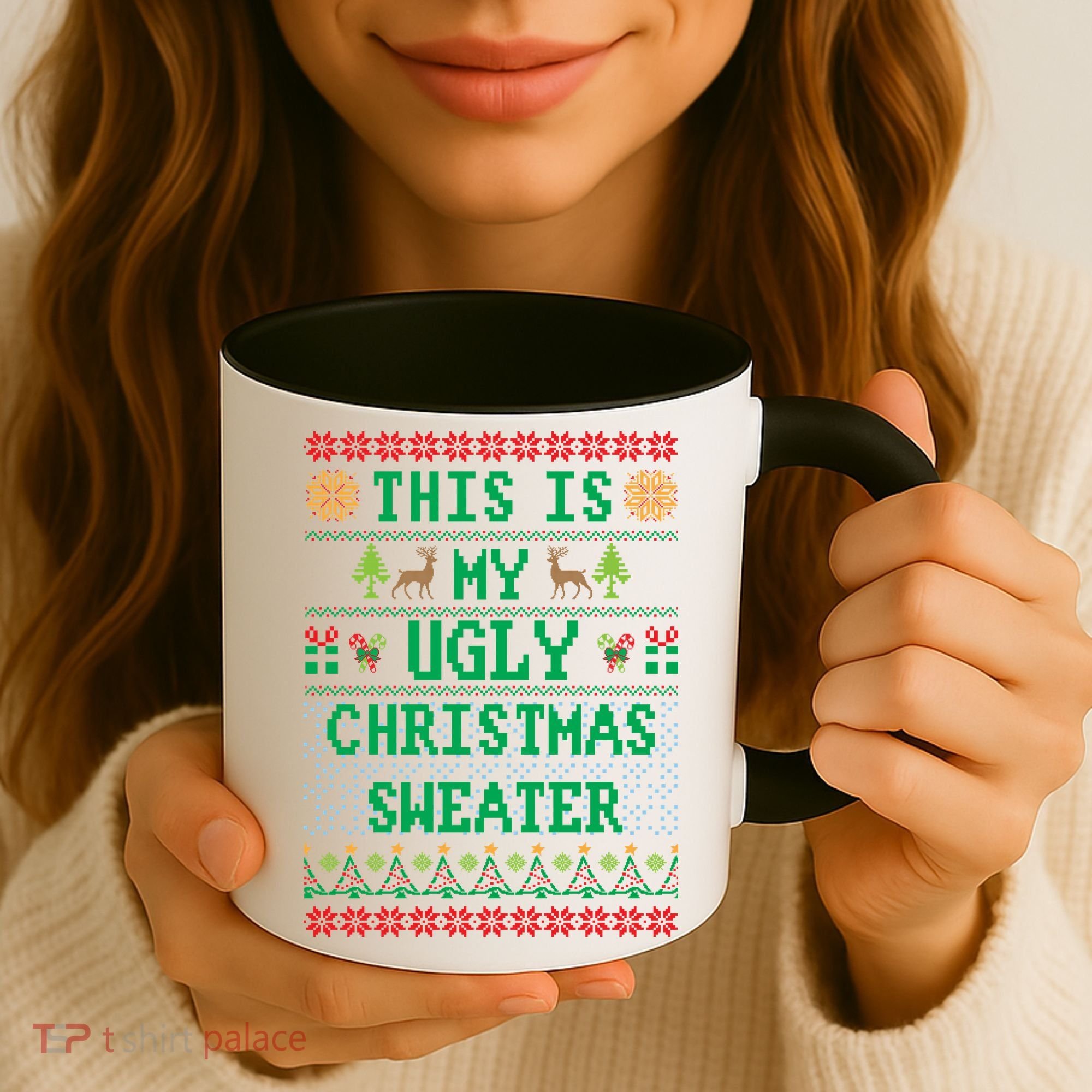 This Is My Ugly Christmas Sweater Party Funny Coffee Mug