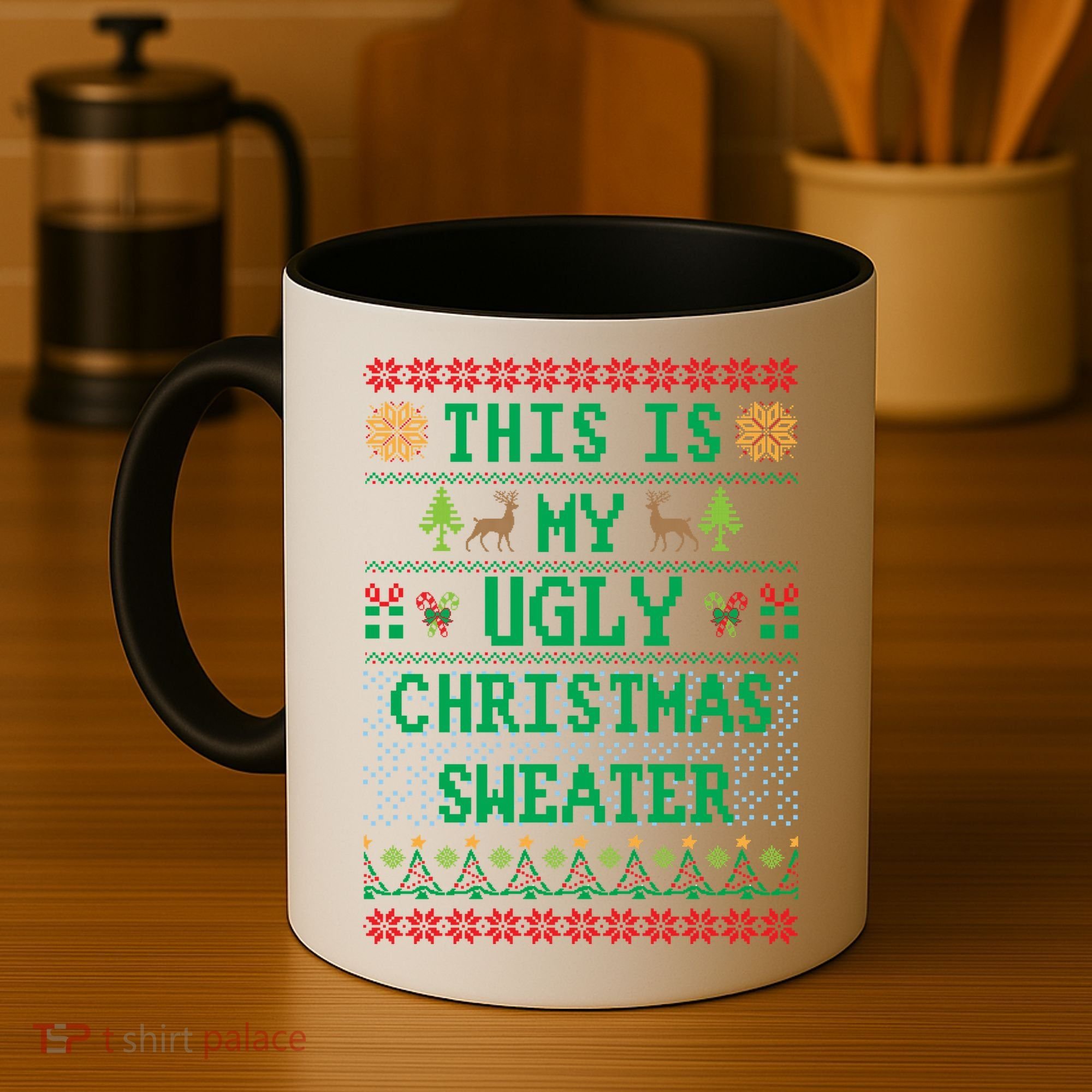 This Is My Ugly Christmas Sweater Party Funny Coffee Mug