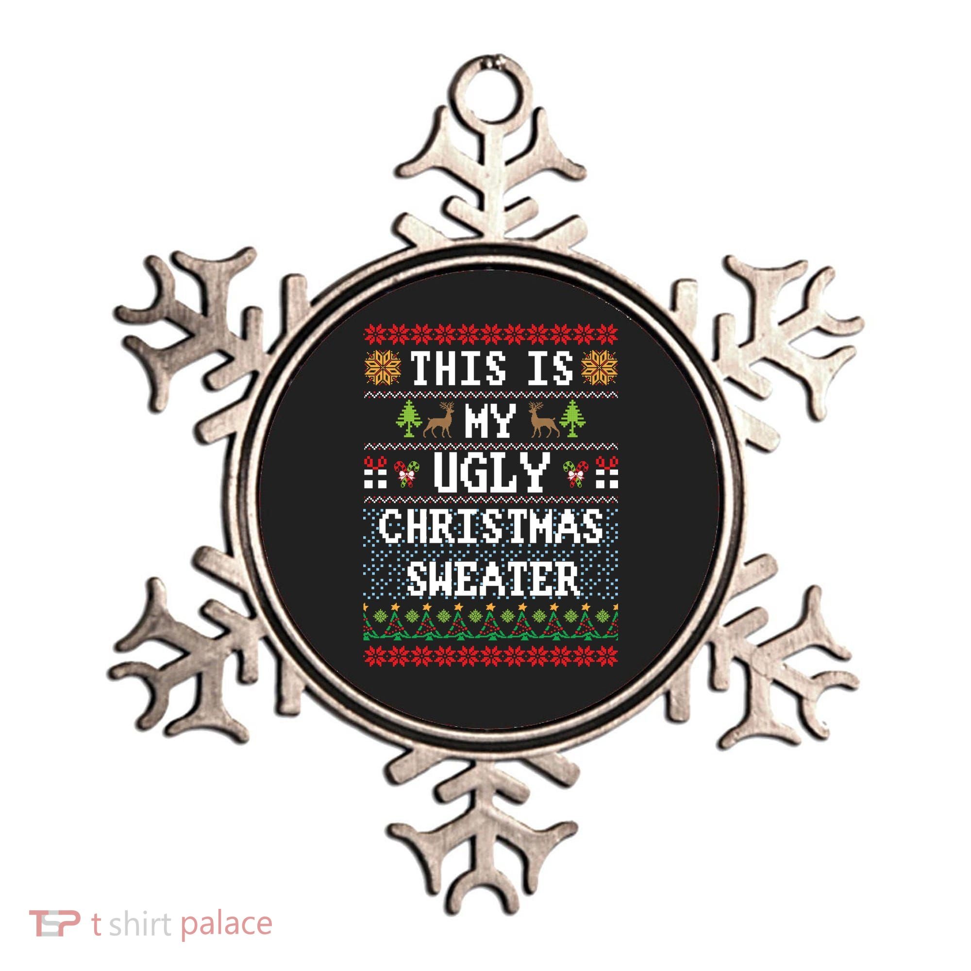 This Is My Ugly Christmas Sweater Party Funny Ornament