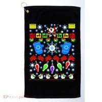 This Is My Ugly Christmas Sweater Shoppers Golf Towel thumb 0