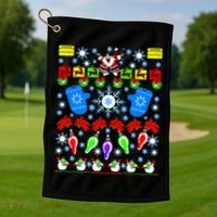 This Is My Ugly Christmas Sweater Shoppers Golf Towel thumb 1