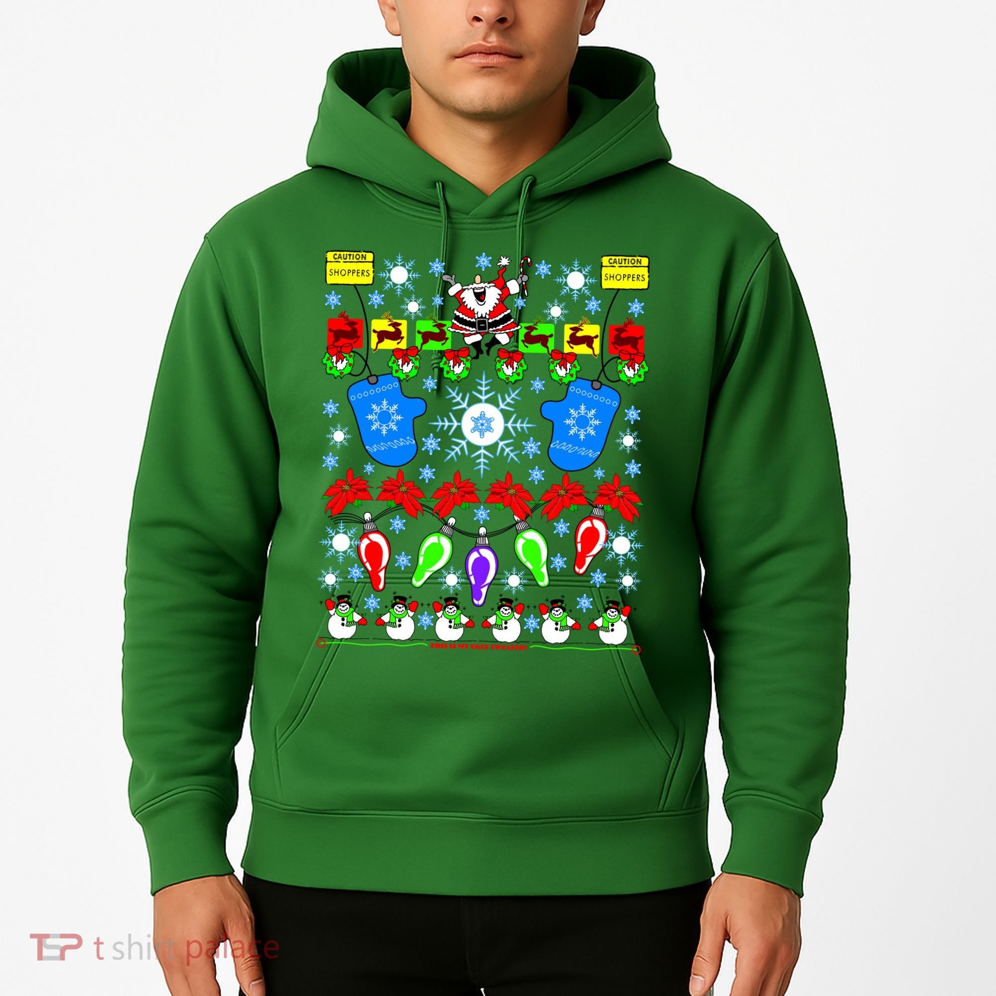 This Is My Ugly Christmas Sweater Shoppers Hoodie