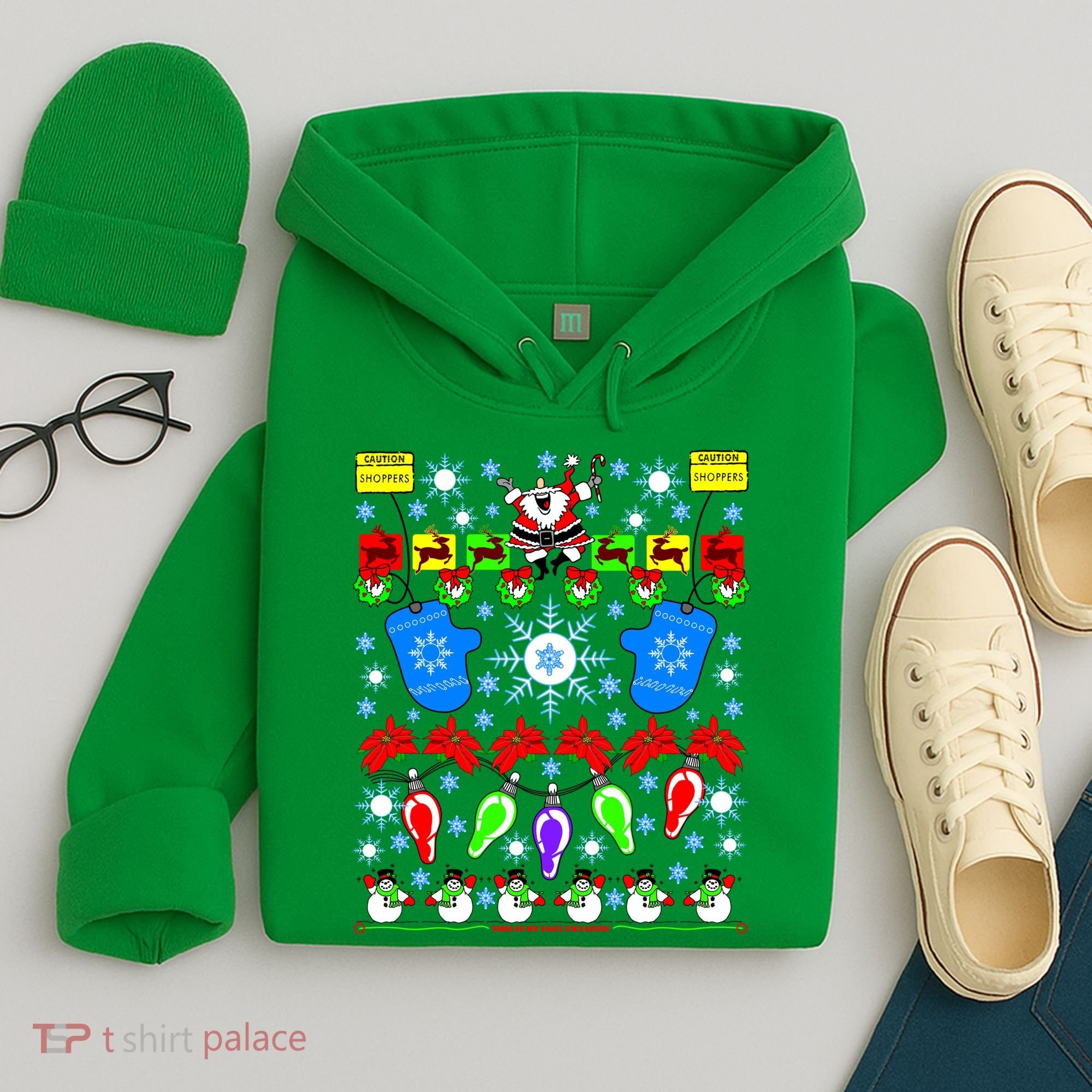 This Is My Ugly Christmas Sweater Shoppers Hoodie