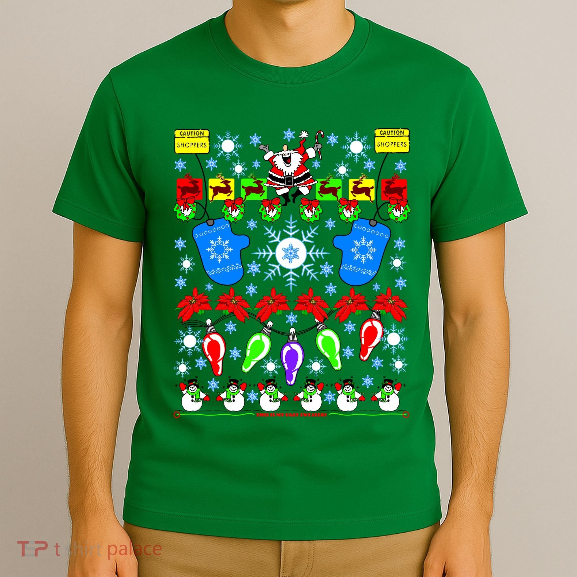 This Is My Ugly Christmas Sweater Shoppers T-Shirt