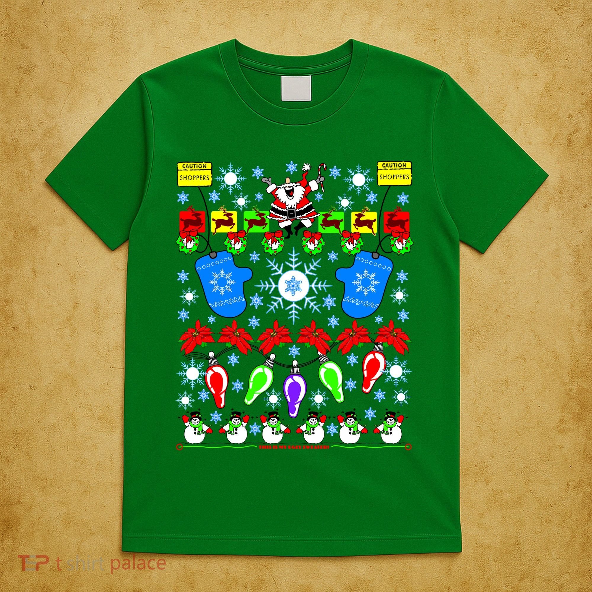 This Is My Ugly Christmas Sweater Shoppers T-Shirt