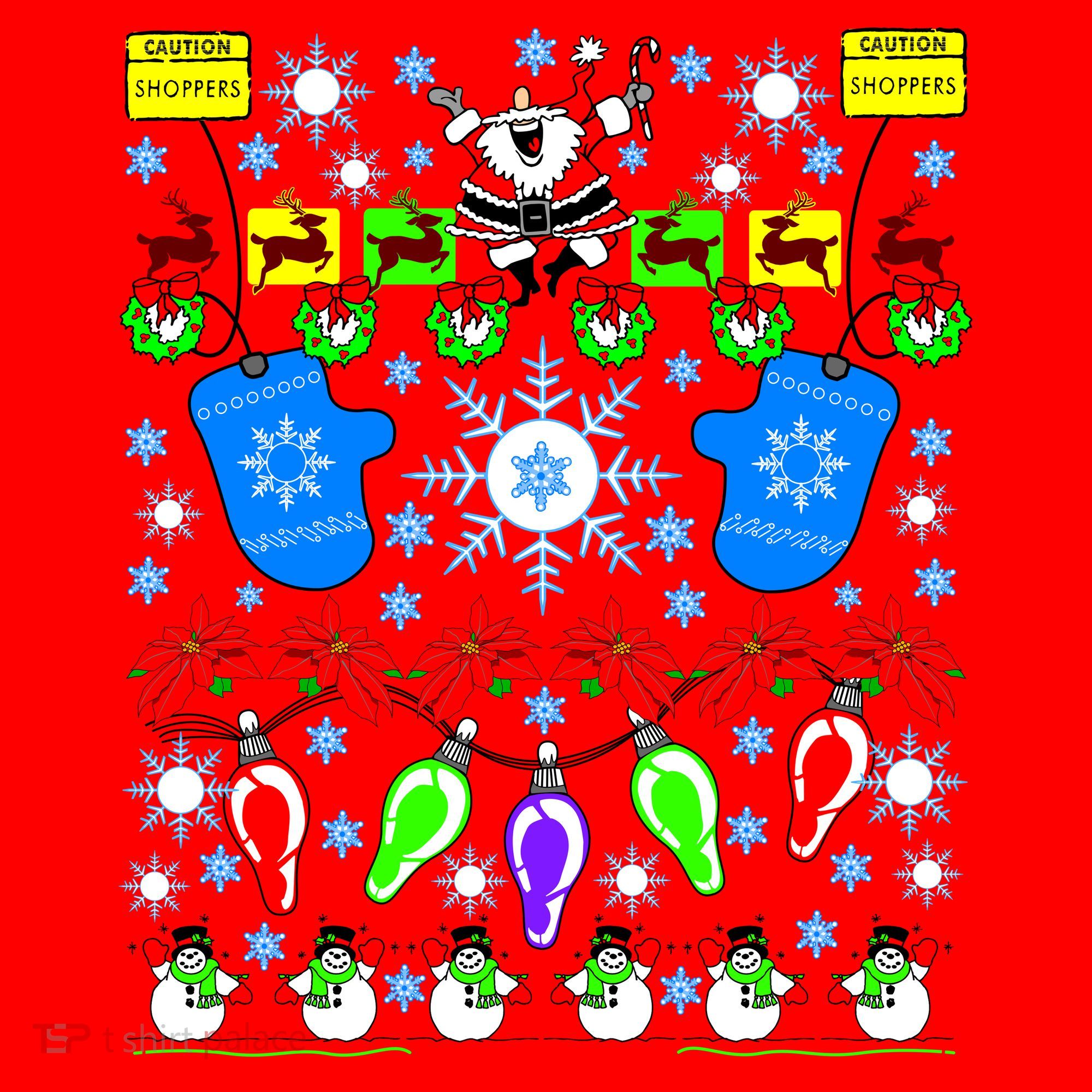 This Is My Ugly Christmas Sweater Shoppers Santa Hat