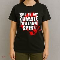 This Is My Zombie Killing Shirt T-Shirt thumb 4