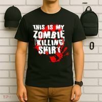 This Is My Zombie Killing Shirt T-Shirt thumb 6