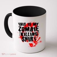 This Is My Zombie Killing Shirt Coffee Mug thumb 0