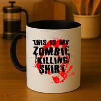 This Is My Zombie Killing Shirt Coffee Mug thumb 4